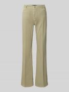 Raffaello Rossi Flared Jeans mit Leinen-Anteil Modell 'NELLA' in Grass...