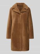 OAKWOOD Mantel mit Wendefunktion Modell 'VENUS' in Cognac, Größe L