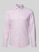 SEIDENSTICKER Slim Fit Business Hemd aus Baumwolle mit Kentkragen in F...