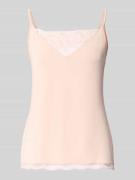 Mey Regular Fit Top aus Viskose-Mix Modell 'Vogue' in Rosa, Größe L