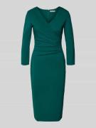 Rinascimento Knielanges Cocktailkleid mit V-Ausschnitt in Gruen, Größe...