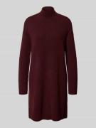 Marc O'Polo Denim Oversized Strickkleid aus Schurwoll-Mix in Bordeaux,...