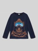 s.Oliver RED LABEL Regular Fit Langarmshirt aus reiner Baumwolle in Ma...