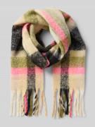 Pieces Schal mit Allover-Muster Modell 'MAYA' in Hellrosa, Größe 1