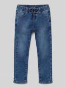s.Oliver RED LABEL Straight Fit Jeans aus Baumwoll-Mix in Dunkelblau, ...