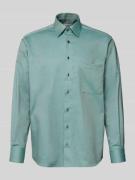 ETERNA Comfort Fit Business-Hemd aus Baumwolle mit Kentkragen in Gruen...