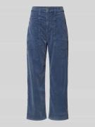 MAC Stoffhose mit 5-Pocket-Design in Blau, Größe 32