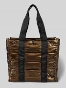 Hey Marly Shopper mit Steppnähten Modell 'Best Buddy' in Dunkelbraun, ...