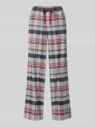 Skiny Pyjama Hose mit elastischem Bund und Label-Detail in Hellgrau, G...