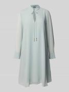 JOOP! Knielanges Kleid mit Stehkragen Modell 'Delilah' in Aqua, Größe ...