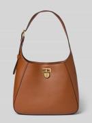 Lauren Ralph Lauren Lederhandtasche mit Label-Applikation Modell 'TANN...