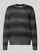 Jack & Jones Premium Loose Fit Strickpullover mit Woll-Anteil in Anthr...