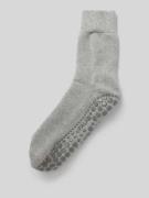 Falke Socken aus Baumwoll-Woll-Mix in Hellgrau, Größe 39-42