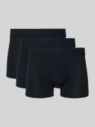 Christian Berg Men Trunks mit elastischem Bund im 3er-Pack in Black, G...
