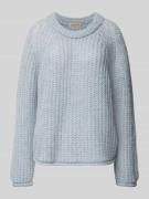 Smith and Soul Relaxed Fit Strickpullover mit Mohair-Anteil in Hellbla...