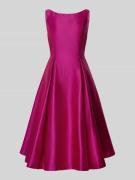 Adrianna Papell Cocktailkleid mit U-Boot-Ausschnitt in Pink, Größe 34