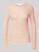 Rich & Royal Longsleeve mit Rundhalsausschnitt in Hellrot, Größe M