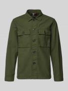 Tommy Hilfiger Regular Fit Hemdjacke aus reiner Baumwolle in Khaki, Gr...