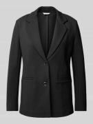 MM Blazer mit Reverskragen Modell 'JOICE' in Black, Größe XL