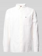 Tommy Hilfiger Regular Fit Freizeithemd aus reiner Baumwolle in Offwhi...