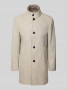 JOOP! Collection Kurzmantel aus Woll-Mix mit Stehkragen Modell 'Maico'...