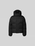DAILY PAPER Steppjacke mit Kapuze in Mittelgrau, Größe L