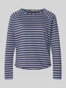 Smith and Soul Sweatshirt mit geripptem Rundhalsausschnitt in Hellblau...