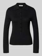 Selected Femme Slim Fit Langarmshirt aus Lyocell-Baumwoll-Mix Modell '...