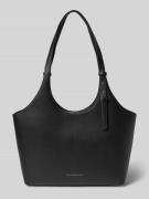 Tommy Hilfiger Shopper in genarbtem Leder-Optik in Black, Größe 1