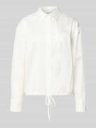 s.Oliver RED LABEL Relaxed Fit Hemdbluse aus reiner Baumwolle in Offwh...