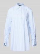 JOOP! Hemdbluse mit Knopfleiste Modell 'Benice' in Hellblau, Größe 34