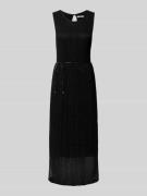 ZABAIONE Maxikleid mit Bindegürtel Modell 'An44ina' in Black, Größe L