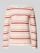 Tom Tailor Regular Fit Strickpullover aus reiner Baumwolle in Pink, Gr...