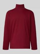 Tom Tailor Regular Fit Rollkragenpullover aus Baumwoll-Mix in Rot, Grö...
