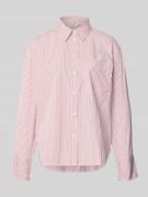 Marc O'Polo Regular Fit Hemdbluse aus reiner Baumwolle in Rot, Größe 3...