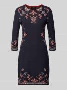 Marc Cain Knielanges Kleid mit Viskose-Anteil in Marine, Größe 36