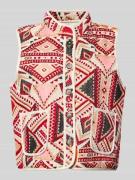 LOLLYS LAUNDRY Weste mit Stehkragen Modell 'Cairo' in Rot, Größe M