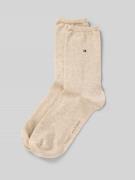 Tommy Hilfiger Socken im 2er-Pack in Beige Melange, Größe 35-38