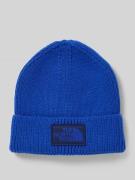 The North Face Beanie in Strick-Optik mit Logo-Patch Modell 'Box' in R...