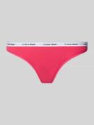 Calvin Klein Underwear Thong mit Logo-Stitching Modell 'Carousel' in P...