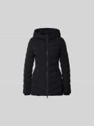 Moose Knuckles Daunenjacke mit Kapuze in Black, Größe L