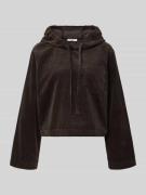 Marc O'Polo Denim Oversized Hoodie aus reiner Baumwolle in Dunkelbraun...