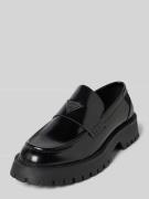Guess Loafers aus Leder-Mix Modell 'Gorizia' in Black, Größe 40