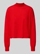 Drykorn Oversized Strickpullover mit Stehkragen Modell 'MATHISA' in Ro...
