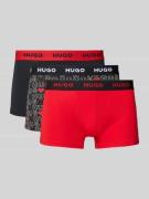 HUGO Trunks aus Baumwoll-Mix im 3er-Pack in Black, Größe L