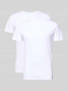 MCNEAL T-Shirt mit Rundhalsausschnitt im 2er-Pack in Weiss, Größe L