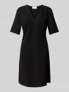Armedangels Knielanges Kleid aus Viskose-Mix Modell 'LESJAA' in Black,...