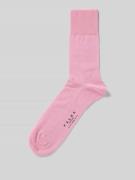 Falke Socken mit geripptem Abschluss in Hellrosa, Größe 45/46