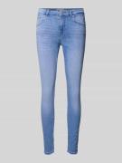 Review Skinny Fit Jeans mit 5-Pocket-Design in Hellblau, Größe 25