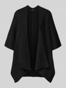 OPUS Poncho mit 1/2-Ärmel Modell 'Ablanki' in Black, Größe 1